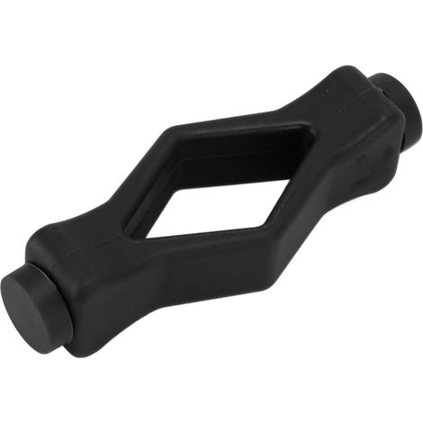 Cale de porte de lave-linge à chargement frontal en forme de bouche, aimant puissant, pour la maison, noir (1/5)