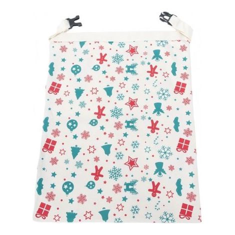 Borsa per il pane 33 x 43 cm, borsa in lino rivestita in resina di cotone/cera d'api con chiusura a fibbia, borsa riutilizzabile per alimenti (1/5)