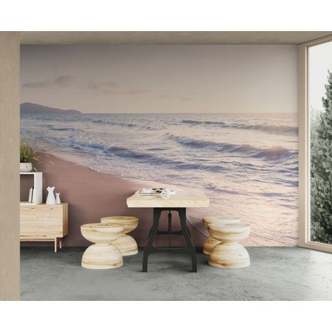 Papier peint plage – Rivage doux et lumineux - 150 x 250 cm (1/2)