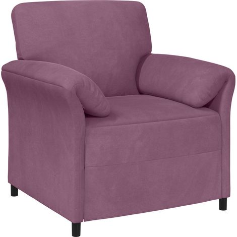 Sofá de una plaza Morado 88 x 83 x 95 cm Terciopelo vidaXL