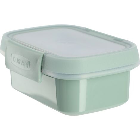 Curver Smart To Go Eco Line Frühstücksbehälter, 0.2L, Grün, rechteckig