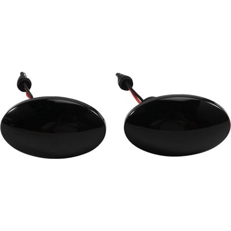 1 Paar, Farbe: Schwarz, Material: ABS, Kfz-LED-Seitenmarkierungsleuchten und Blinker, Modell 171324. (1/4)
