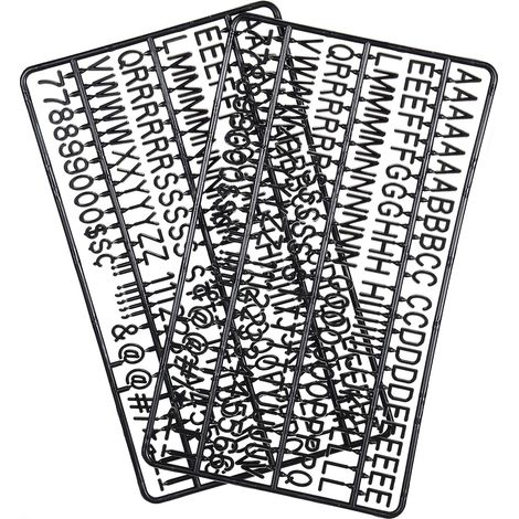 Letters - Numbers - Symbols - 3/4 Inch - For Plastic And Felt Letter Boards - 300 Pieces (1/5)