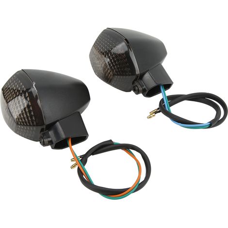 Lot de 2 feux clignotants avant et arrière de rechange pour moto Suzuki DL 1000 650 V-Strom (marron foncé) (1/5)