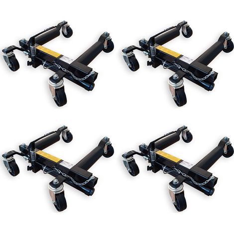 Carrelli per spostare auto SOGI PO-022 - Set da 4 pezzi, Set 4 pz