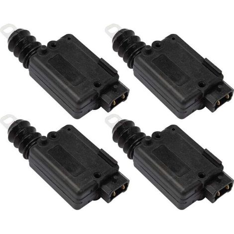 4 × Moteur Centralisation de Porte ou Coffre pour Clio 2 Duster Logan Sandero, Actionneur de Verrouillage Central pour Megane Scénic Trafic Twingo Espace Kangoo Master 2 7701039565,de (1/4)