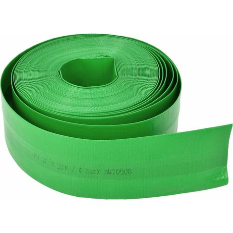 Manguera de riego awtools 2"x30m plana resistente a dobleces (1/2)