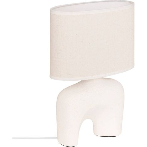 Lampada da tavolo a fungo gaby bianco h31,5 cm - Atmosphera créateur d'intérieur
