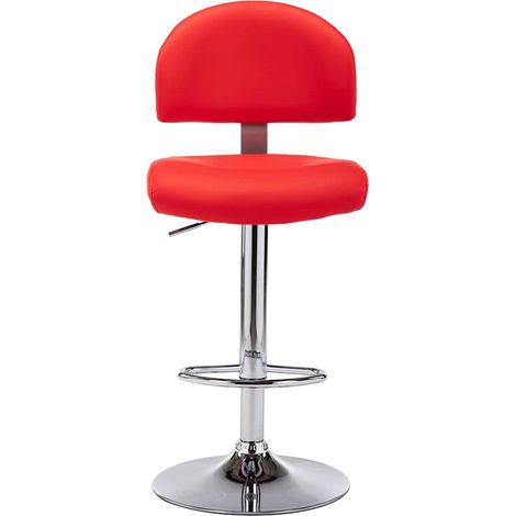 Maison Exclusive - Barhocker Rot Kunstleder (1/5)