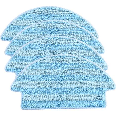 Chiffon De Serpillière En Fibre Pour Aspirateur Robot Xiaomi Roborock S50 S51 - Accessoire Lavable Et Réutilisable - Lot De 4 Pièces (1/5)