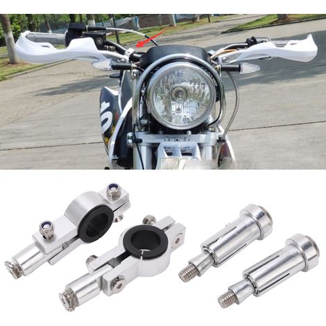 Ein Paar Lenkerschutz-Montagehalterungen ist kompatibel mit Lenkern mit 22 mm Durchmesser an Motorrädern, Motocross-Maschinen und Quads. (1/5)