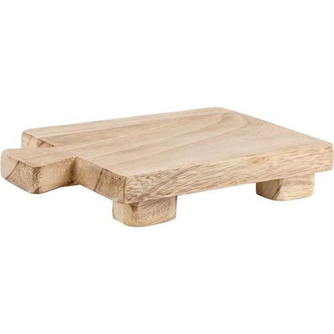 Base Support - - 22.86 x 15.24 x 5.08 cm - Brown - Wood