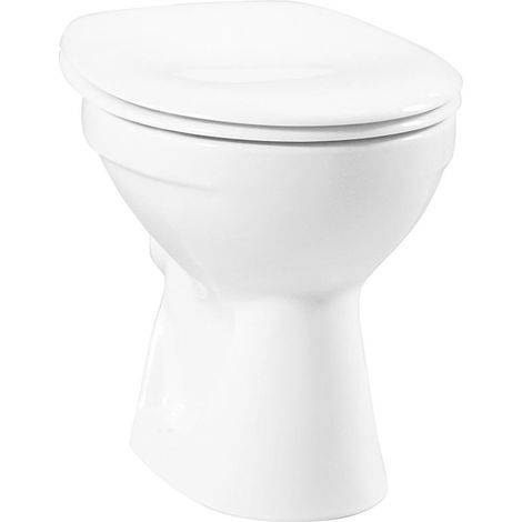 Vitra Bad Stand-Tiefspül-WC Abgang waagerecht weiß (1/4)