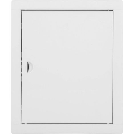 Puerta de Inspección Metálica Blanca 20x25 cm: Discreción y Funcionalidad en un Diseño Elegante