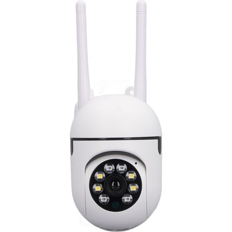 Caméra de sécurité PTZ 1080p HD WiFi pour intérieur et extérieur, vision nocturne couleur, détection de mouvement, idéale pour la surveillance de votre domicile et de vos animaux de compagnie (prise U (1/5)