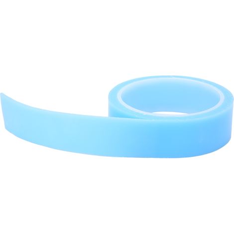 Ruban adhésif nano coloré, lavable, non marquant, protection d'angle de bureau, autocollant multifonctionnel (bleu) (1/5)
