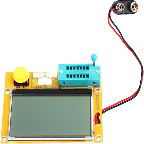 Testeur de transistors, diodes, triodes, condensateurs, affichage graphique pour l'électronique DIY (1/5)