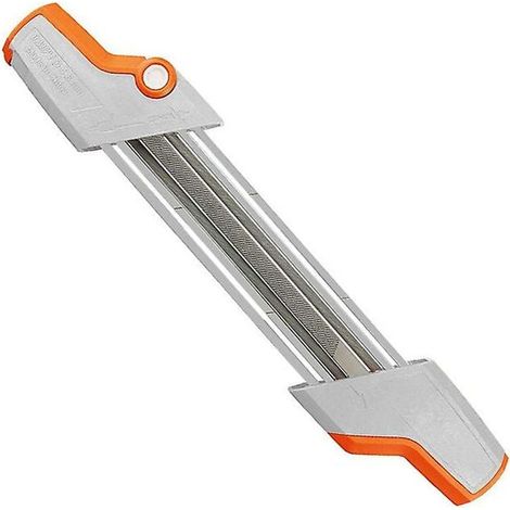 Porte-lime 2 en 1 pour chaîne de tronçonneuse 3/8" P Ø 4,0 mm (1/4)