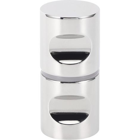 Toivize Poignée de porte pour salle de bain en acier inoxydable 304 avec poignée en verre pour porte de douche, accessoire pour porte (1/5)