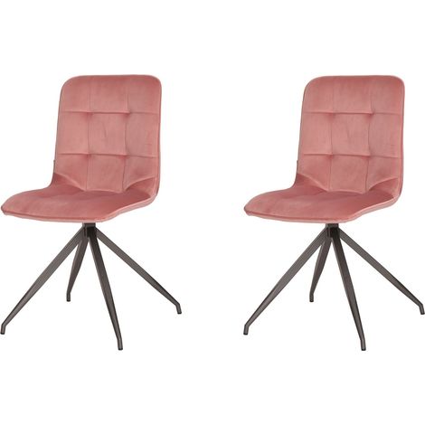 Silla de Comedor Maderuelo en Asiento Acolchado Metal Rosa Maquillaje LA SILLA ESPAÑOLA (1/5)