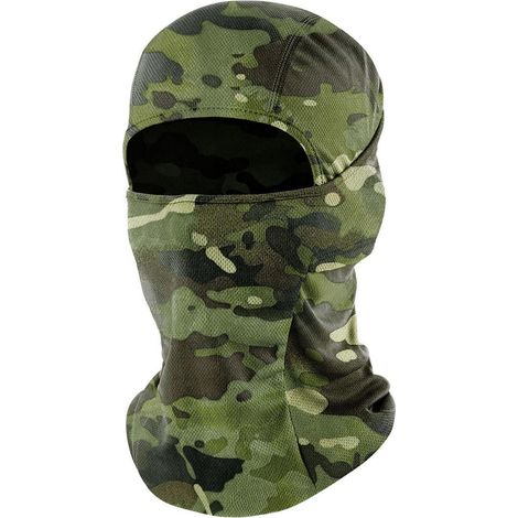 Sturmhaube Balaclava mit UV-Schutz, atmungsaktiv, helmkompatibel, Tarnmuster (1/5)