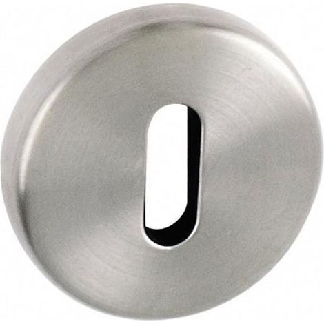 Rosace inox brossé - Modèle : Clé L - MERIGOUS (1/2)