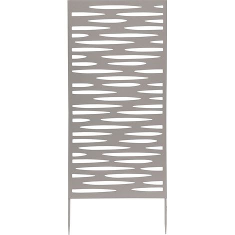 Pannello decorativo Verdemax 50 x 100 cm in metallo antracite