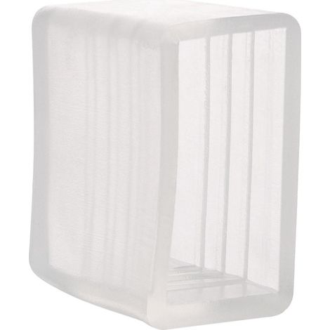 Tappo Terminale per Striscia Neon LED 11 W/m RGB 220V AC 60 LED/m IP67 Taglio 100cm Bianco