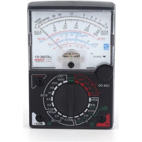 Multimètre Analogique Multimètre Testeur AC DC Voltmètre Ampèremètre Ohmmètre Multimètre Analogique Tension Mesure de Résistance de Courant (1/5)