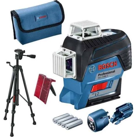 Livella Laser Bosch GLL 3-80 C con treppiede (1/10)