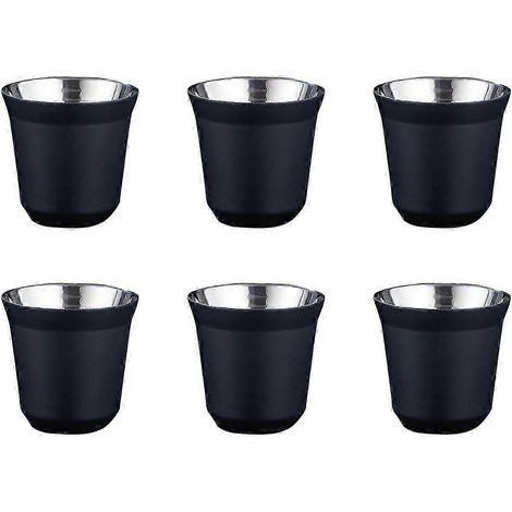 Tasse à expresso en acier inoxydable à double paroi de 80 ml avec isolation, A (1/5)