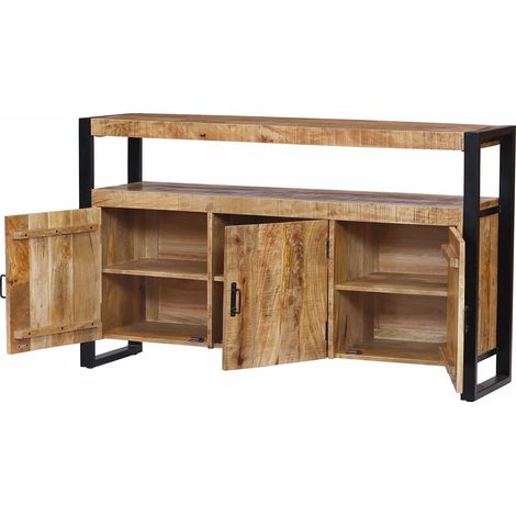 WELLINGTON - mobile in legno di mango con 3 ante (1/3)