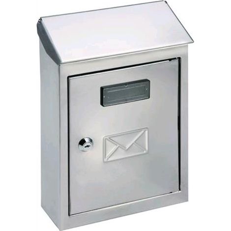 Cassette Portalettere Inox Lettera-Small Italia 20X6X30H
