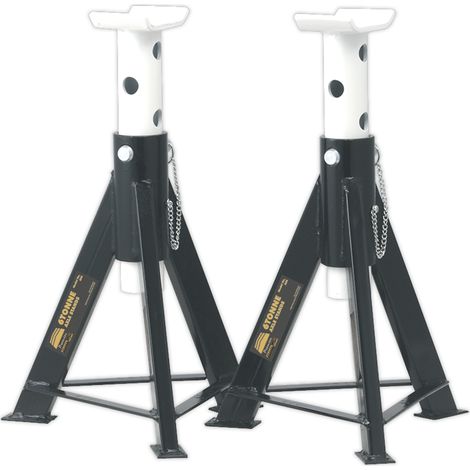 Sealey Premier Axle Stands (Pair) 6 Tonne Capacity per Stand - White AS6 (1/2)