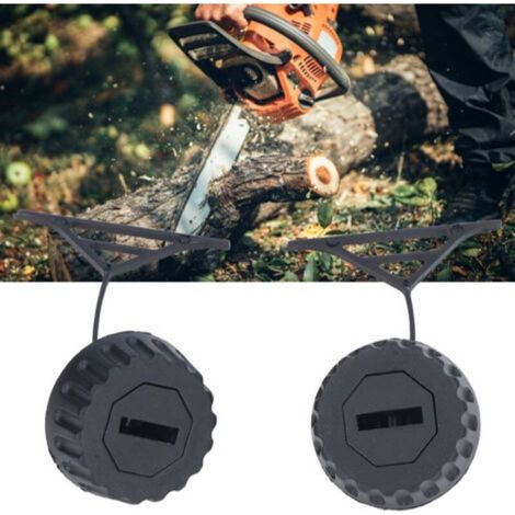 Ensemble de 2 Bouchons de Carburant pour Tronçonneuse Compatible STIHL 066 MS660 Pièces de Rechange OEM 0000 350 0509 et 0520- (1/2)