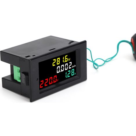 AC-LED-Leistungsmonitor, hochpräzises multifunktionales digitales Voltmeter, Strom- und Energiemesser, AC 220 V (1/5)