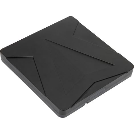 Lecteur DVD Externe Slim USB 3.0 Type C Double Interface 5Gbps Graveur CD/DVD Portable Multifonction Noir pour PC (1/5)