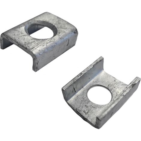 Piquet pour grillage – Accessoire en acier galvanisé – Pour mailles 30x10 mm – Fixation avec vis M10 – B2