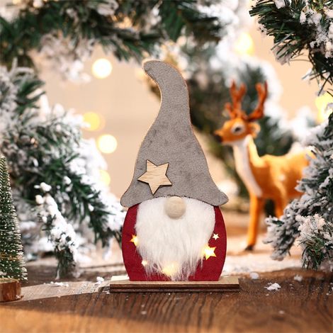 Lampe À Vent De Noël - Ornements Luminaires À Led En Plastique - Décoration Intérieure Pour Sapin, Table Ou Pièce - 12,5 X 5,3 X 5,3 Cm - 1 Pièce (1/4)