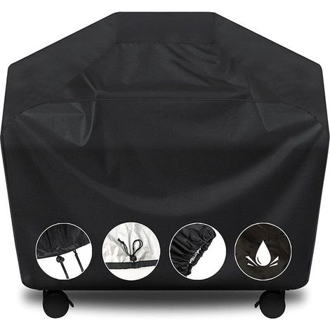 Grillabdeckungen, wasserdichte Gasgrillabdeckung für Gasgrills, Outdoor-Abdeckungen für (1/4)