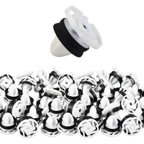 40 Stück Türverkleidungsclips, Verkleidungsbefestigungen, für Peugeot 308 508, Citroen DS4 C4, Mé-ganne III und Lagunna III, OEM 7703077476, Fahrzeug-Halteclips, Kunststoffnieten
