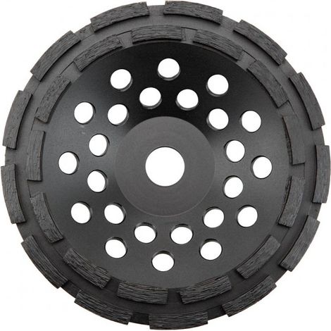Disco abrasivo de diamante de 115 x 22,2 x 5 mm, doble segmento. (1/2)