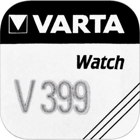 Pile Varta SR57 (V399) 2,7 mm altezza 9,5 mm diametro