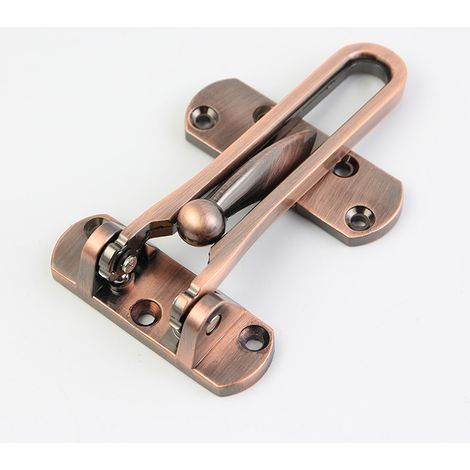 BRAVIX Entrebâilleur de porte à recouvrement Nickel