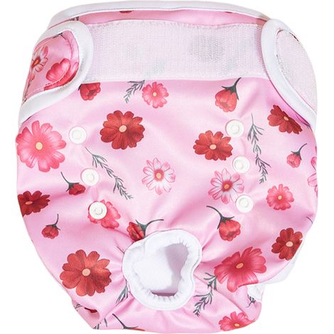 Couches pour chiennes, couches menstruelles réutilisables et absorbantes pour chiennes. (1/4)