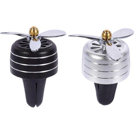 Lot de 2 pinces à parfum pratiques pour voiture, à fixer sur la sortie d'air.-6.5X4.5cm (1/3)