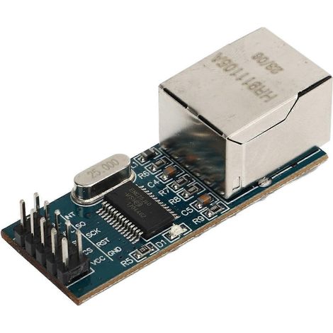 ENC28J60 HR911105A LAN Ethernet-Netzwerkmodul Mini-Ethernet-Netzwerk-Entwicklungsboard-Modul SPI-Eingang (1/4)
