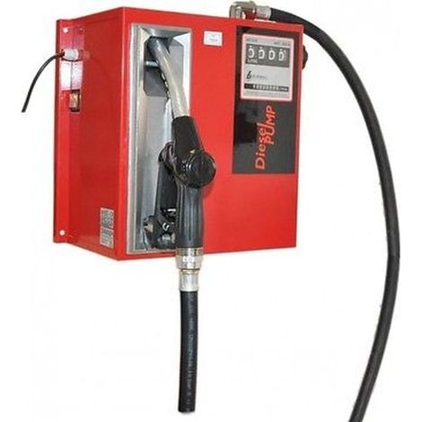 700A - STAZIONE RIFORNIMENTO gasolio POMPA 220V con tubi e pistola - DIESEL BONEZZI