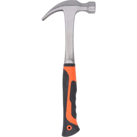 Marteau à griffes multifonctionnel, outil pour retirer les clous, en acier à haute teneur en carbone, pour électriciens, charpentiers et professionnels du bâtiment (0,25 kg).