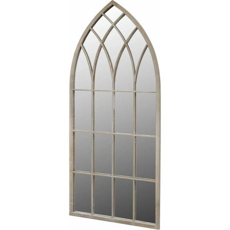 Gothic Arch Garden Mirror 50x115 cm for Indoor and Outdoor Use vidaXL (1/3)
